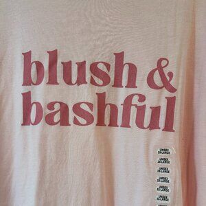 Fleurty Girl "Blush & Bashful" Steel Magnolias Tee Shirt, Women's Plus 2x/3x